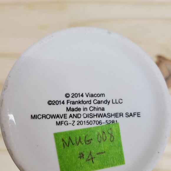 Sponge Bob Square Pants Ceramic Mug PRE-OWNED - Picture 4 of 4